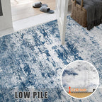 9x12 Area Rug Living Room Rug: Washable Modern Abstract Soft Thin Rug Indoor - Image 8