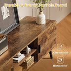 SUPERJARE TV Stand for 55 Inch TV, Entertainment Center - Image 7