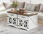 RALGEND White Farmhouse End Table - Image 3