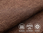 Stellhome Rectangle Linen Throw Pillow Covers Solid Fall Decorative Cushion - Image 2
