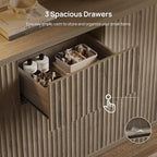 SICOTAS Buffet Cabinet with Storage 54.7" Large Modern Accent Storage Cabinet - Image 6