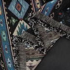 VClife Bohemian Couch Cover, Vintage Moroccan Tribal Geometric Chenille Couch - Image 7