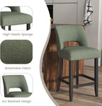 VKNOW Bar Stools Set of 4, Modern Counter Stools - Image 8