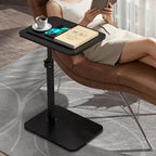 Black Side Tray Table for Couch - Image 4