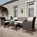 GarveeLife 4-Piece Patio Furniture Set, Rattan Outdoor Furniture - Image 7