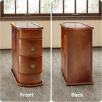 LITTLE TREE End Table Set of 2, No Assembly Required Wood End Table - Image 5