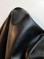 NAT Leathers | Black Pebble Soft Faux Vegan Leather PU | 4 Yards Cut by Yard | by NATLeathers