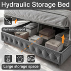 Modern Multi-Color LED Light Full Bed Frame - Image 8