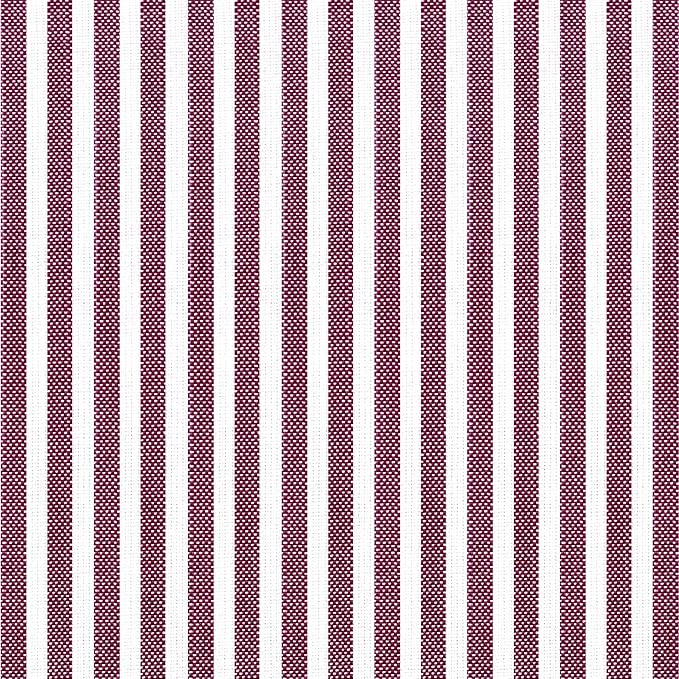 AAAAAcessories D-Shaped Chair Cushions, Machine-Washable Cover, Pinstripe Red - Image 3