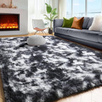PAGISOFE 9x12 Area Rugs Living Room, Extra Large Black White Grey Rugs - Image 6