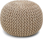 REDEARTH Round Pouf Ottoman by REDEARTH