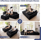 MAXYOYO 104" L Shaped Modular Sectional Sofa - Image 3