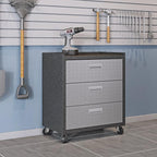 Manhattan Comfort Fortress Collection Convenient Durable Mobile Garage Chest - Image 2