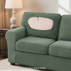 SUBRTEX 5 Pieces Stretch Sofa Slipcover Sets Couch Cover Sets Backrest Cushion - Image 7