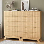 Fluted Dresser for Bedroom - Image 4