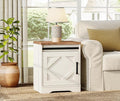 WAMPAT End Table, Pedestal Side Table by WAMPAT
