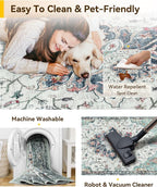 RELEANY Area Rugs 2'6"x4' Kitchen Rugs Entry Rug Small Rugs - Image 4