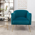 Container Furniture Direct Contemporary Velvet Accent Chairs - Image 4