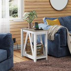 WLIVE End Tables Living Room Set of 2 - Image 8