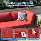 Patio Furniture Sets, 7-Piece Outdoor Patio Furniture - Image 5