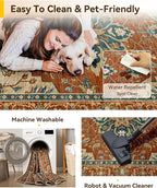 RELEANY Area Rugs 2'x3' Kitchen Rugs Entry Rug Small Rugs - Image 5