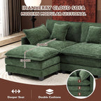 Ihanherry 111.4" L Shaped Modern Sofa Modular Sectional Cloud Couch - Image 3