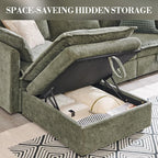 112.6" Modular Sectional Cloud Couches - Image 4