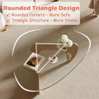 Modern Coffee Table for Living Room and Small Spaces, 43.3" x 29.5" x 15.8" - Image 6