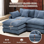 Ihanherry 111.4" U Shaped Modern Sofa Modular Sectional Cloud Couch - Image 3