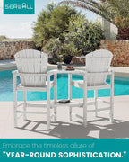 SERWALL Tall Adirondack Chairs Set of 2 - Image 6
