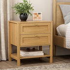 EYYTHUNG Farmhouse Nightstand Set of 2 - Image 6