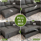 85 Inch Modular Sectional Sofa - Image 7