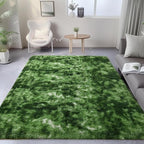 PAGISOFE Area Rugs for Bedroom 4x6, Fluffy Dark Green Rugs for Living Room - Image 2