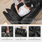 111'' Sectional Cloud Deep Seat Couch, Modern Comfy Chenille Modular Sectional - Image 4