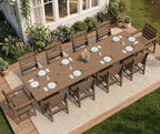 SERWALL Patio Dining Sets for 6 Person, HDPE Dining Set - Image 5
