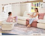 Hobestluk Sofa Couch Foam Sofa for Small Spaces Comfy Sofas - Image 5