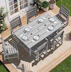 SERWALL Patio Dining Sets for 10 Person, HDPE Dining Set - Image 9
