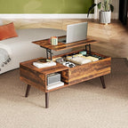 WLIVE Coffee Table with Storage & Lifting Top - Image 2