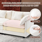Ihanherry 111.4 Inch 3-Seater Cloud Sofa, Modular Sectional Couch, Modern Deep - Image 3