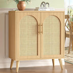 15.7"D Rattan Buffet Sideboard Cabinet - Image 2