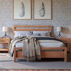 Grain Wood Furniture Loft King Size Solid Wood Bed by GrainWoodFurniture