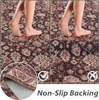 Washable Runner Rug, 2x6Ft Floral Runners - Image 4