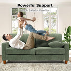 70in L Shaped Couch, Modular Sofa No Tool Assembly, Comfy Sectional Couches - Image 7