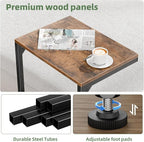 Simple Trending C Shaped End Table, Small Side Table, TV Trays - Image 6