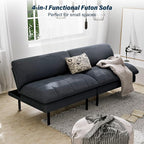 Ribilake 70" Futon Sofa Bed, 4 in 1 Multi-Function Couch Sleeper - Image 8