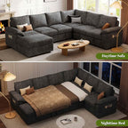 108 Inch Sectional Sleeper Sofa - Image 4