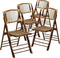 Flash Furniture Folding Bohemian Bamboo Chairs by FlashFurniture