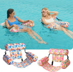 SLOOSH Inflatable Pool Floats Adult, 2 Packs Floating Lounge Chairs, Blow up - Image 2