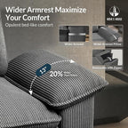 HERA'S HOUSE 124" Modular Sectional Sofa, Oversized U Shaped Couches - Image 3