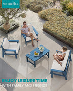 SERWALL HDPE Outdoor Couch Set of 2 - Image 9